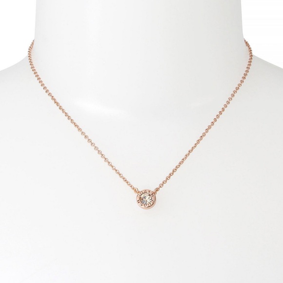 Coach Open Circle Necklace and Tea Rose Stud Set - Picture 2 of 7